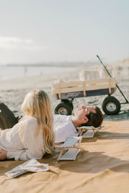 Sand Gingham Headrest